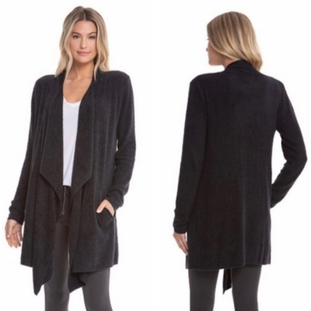 Barefoot Dreams black CozyChic Lite Island Wrap L/XL